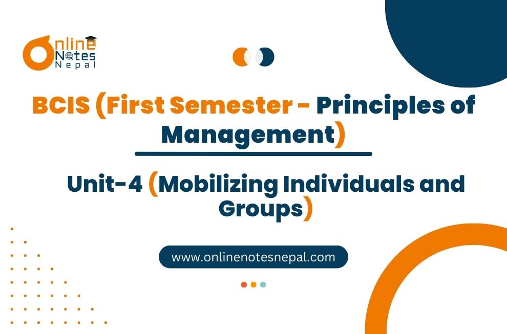 Unit IV: Mobilizing Individuals and Groups